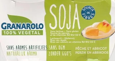 Soja Pêche et Abricot Granarolo 250 g (2 * 125 g), code 8002670500165