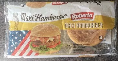 Maxi hamburge con semi di sesamo panini Roberto 300 g, code 8003490036308