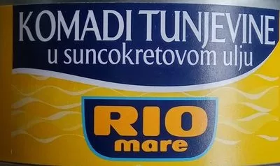 Komadi tunjevine u suncokretovom ulju Rio mare 160 g, code 8004030595002