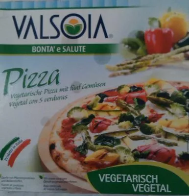 Pizza vegetal con 5 verduras Valsoia 330 g, code 8006040243119