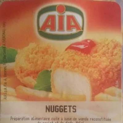 Nuggets de poulet Halal Aia , code 8008110006761
