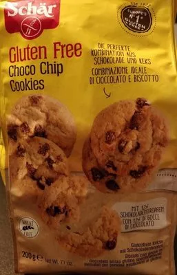 Gluten free chocolade chip cookies Schar 200 g, code 8008698005491