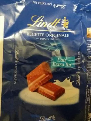 Chocolat lait extra fin Lindt , code 8009920012010