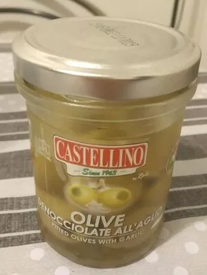 Green olives with garlic Castellino , code 8010503038181