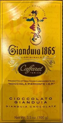 Gianduja hazelnut milk chocolate Caffarel 100 g, code 8013108411458