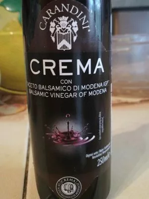 Crème de Vinaigre balsamic de moden Carandini , code 8014347104675