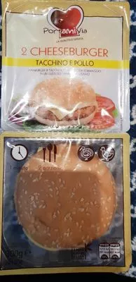2 cheeseburger tacchino e pollo  , code 8017596076076