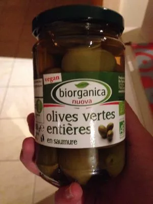Olives vertes entieres Biorganica , code 8029689003555