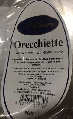 Orecchiette  500 g, code 8031175058703
