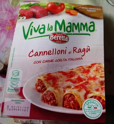Cannelloni à la bolognaise Viva la Mamma 350 g, code 8032413631610