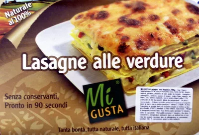 Lasagne alle verdure - 240 g - Mi Gusta ® Mi Gusta 240 g, code 8033413731317