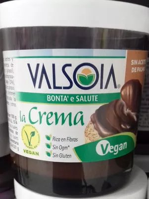 Crema para untar de avellanas y cacao con soja Valsoia 200 g, code 80444916