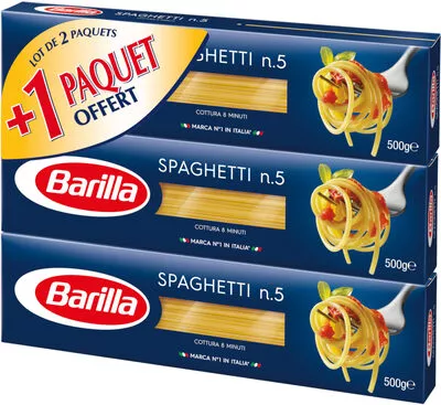 Lot pâtes Spaghetti x3 Barilla 1500 g, code 8076809573290