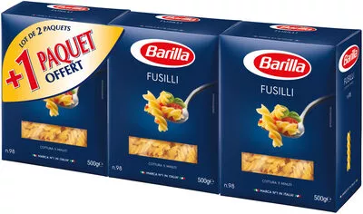 Lot pâtes Fusilli x3 Barilla 1500 g, code 8076809574846