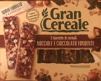Barre de céréales - noisette et chocolat fondant Gran Cereale, mulino bianco, barilla 135 g, code 8076809575225