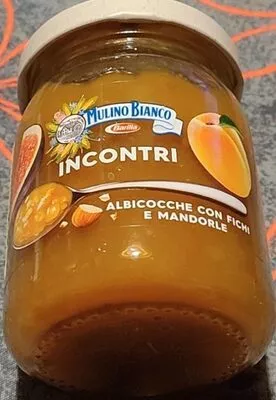 Confiture figues abricots amandes Barilla, Mulino Bianco , code 8076809577915