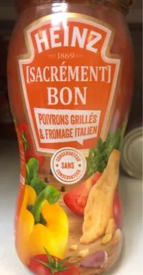 Sauce poivrons fromage italien Heinz 230, code 8410066141685