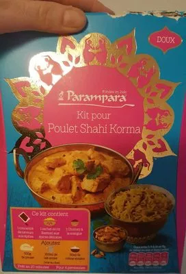 Kit pour poulet shah korma Parampara, General Mills 395 g, code 8410076472885