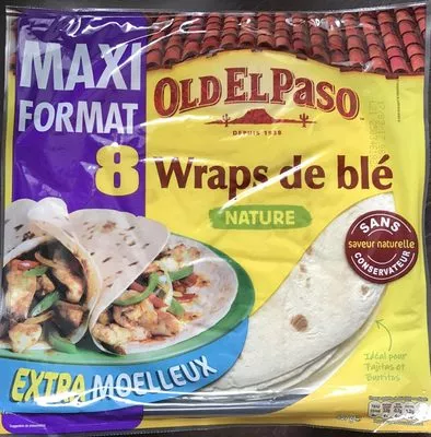 8 Wraps de Blé Old El Paso 467 g, code 8410076473073
