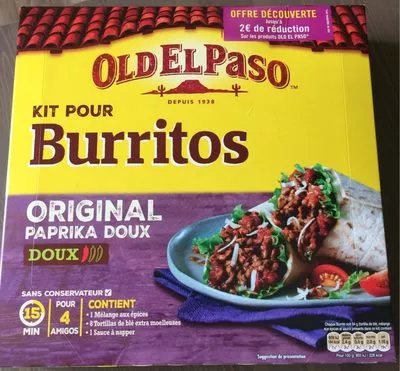 Kit pour burritos Old El Paso 510 g, code 8410076474049