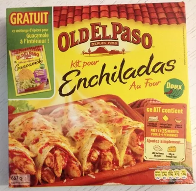 Kit pour Enchiladas au Four Old El Paso, General Mills 667 g e, code 8410076480972