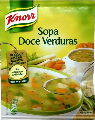 Sopa doce verduras Knorr 41 g, code 8410127045556