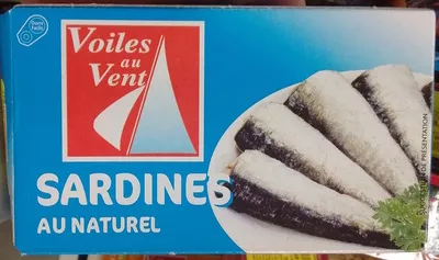 Sardines au naturel Voiles au Vent 120 g (90 g), code 8410131047263