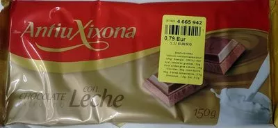 Chocolat au Lait Extra-Fin Antiu Xixona 150 g, code 8410152020108