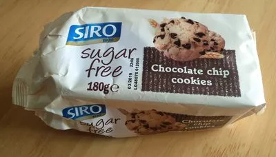 Sugar free chocolate chip cookies Siro 180 g, code 8410156976630