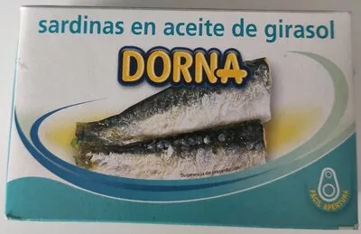 Sardinas en aceite de girasol Dorna , code 8410315250021