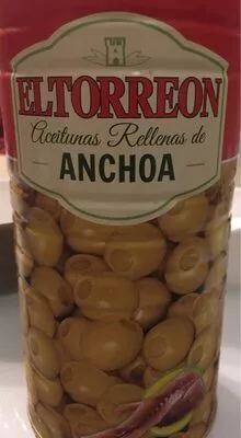 Aceitunas Rellenas de Anchoa ELTORREON 590 g, code 8410344505901