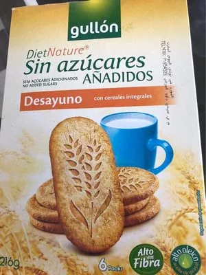 Galletas de desayuno con cereales integrales Gullón 216 g, code 8410376042498