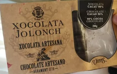 Xocolata Jolonch, Cacau 90 % Xocolata Jolonch 200 g, code 8410495002113