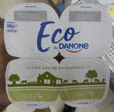 Con leche ecologica Danone 500 g (4x125g), code 8410500023430