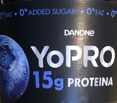 Yogur desnatado m.g. azúcares añadidos con arándanos proteína Danone 320 g, code 8410500023843
