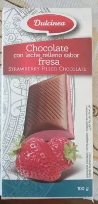 Chocolate con leche relleno de crema sabor a fresa Dulcinea , code 8410510010109