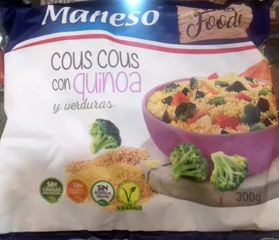 Couscous de quinoa et legumes Maheso 300 g, code 8410705034316