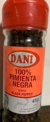 100% Pimienta Negra Dani , code 8410721000753