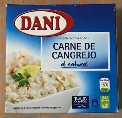 Carne de cangrejo al natural Dani , code 8410721110919