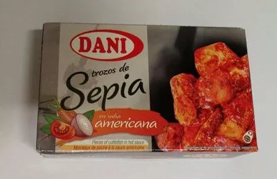 Trozos de sepia salsa americana Dani , code 8410721115549