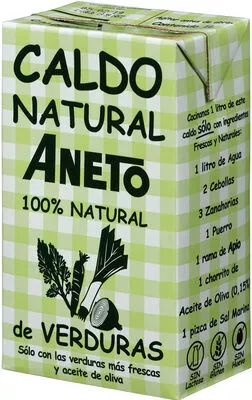 Caldo de verduras 100% natural Aneto 1 l, code 8410748301000