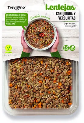 Lentejas con quinoa y verduritas Trevijano 220 g, code 8410770910010