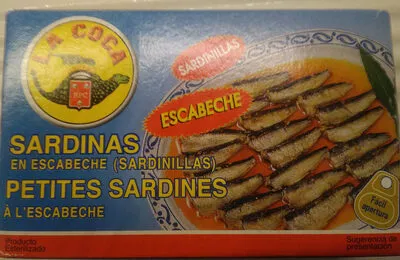 Petites sardines à l'escabeche La Coca 118 g, code 8410890873417