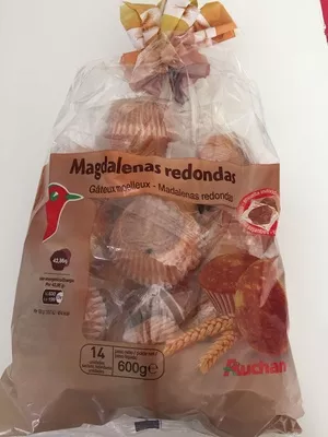 Magdalenas redondas Auchan 14, code 8411037402002