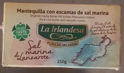 Mantequilla con escamas de sal marina La Irlandesa , code 8411293010232