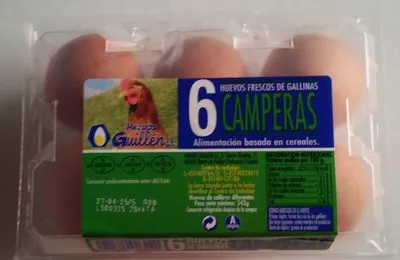 Huevos Frescos de Gallinas Camperas Huevos Guillén 342 g, code 8411384003020