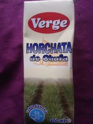 Horchata de chufa verge verge 200 ml, code 8411610004135