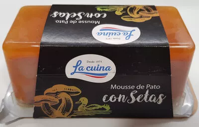 Mousse de Pato con Setas la cuina 190 g, code 8411763133669