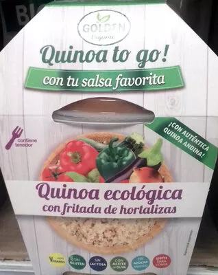 Quinoa ecológica con fritada de hortalizas Golden Organic 200 g (120 g + 80 g), code 8411942771033