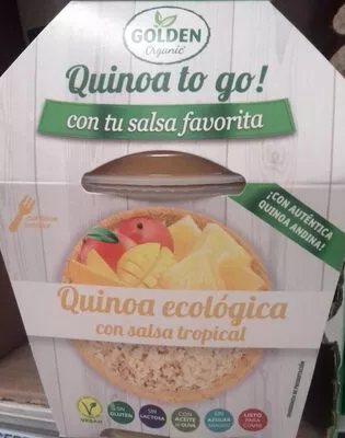 Quinoa ecológica con salsa tropical Golden Organic 205 g (125 g + 80 g), code 8411942771309